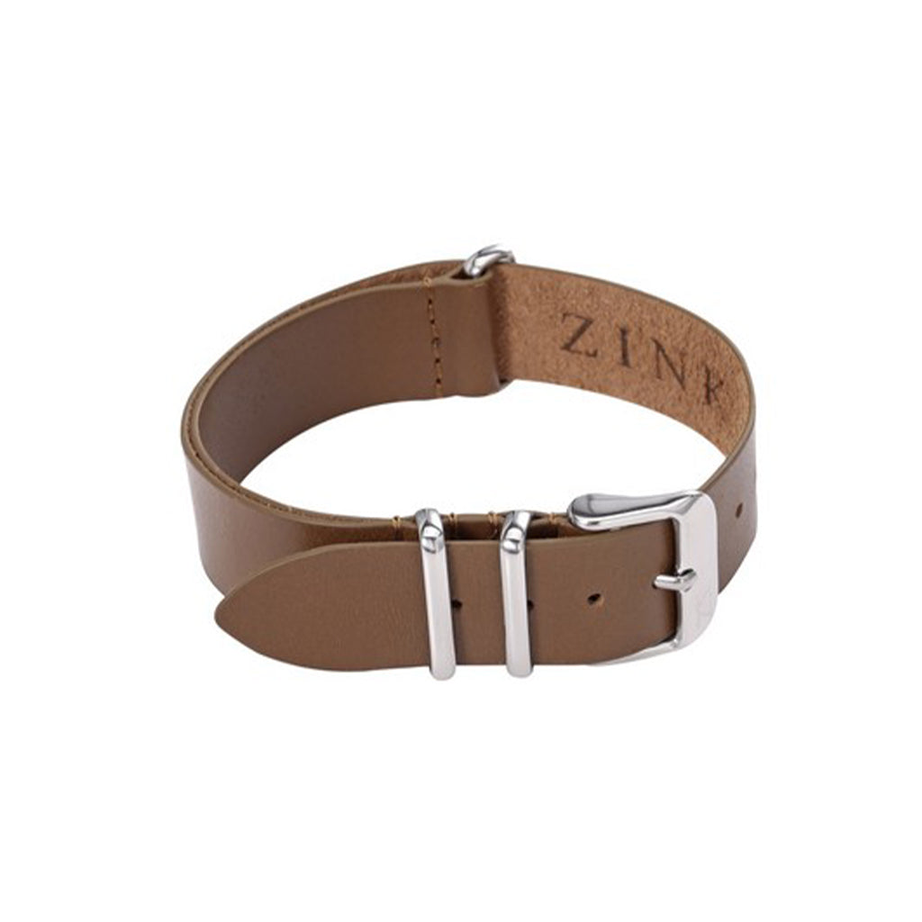 ZLB005BWS-18 Zink Genuine Leather Strap Outlet