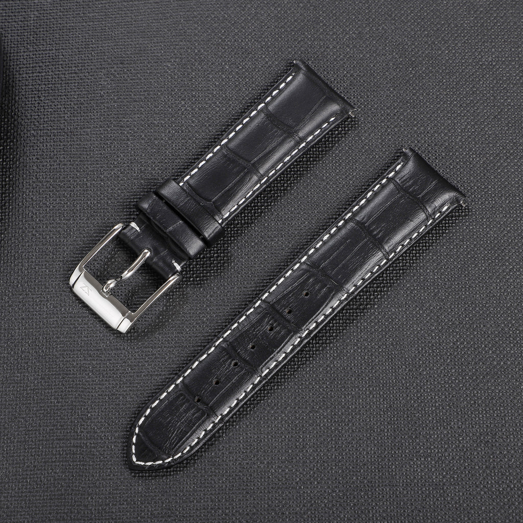 ZLB006BS-18 Zink Crocodile Embossed Strap Outlet