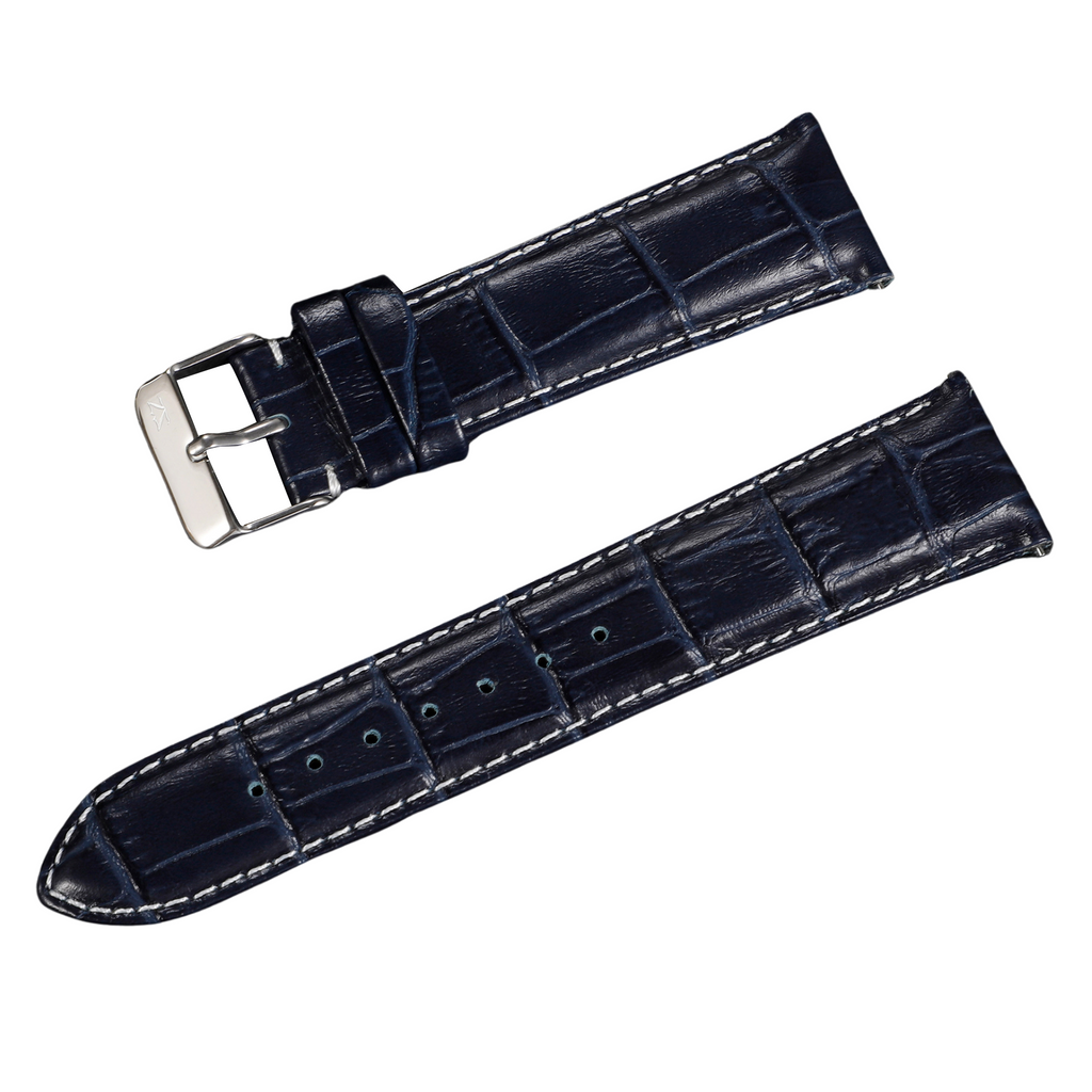 ZLB006DBS-16 Zink Crocodile Embossed Strap Outlet