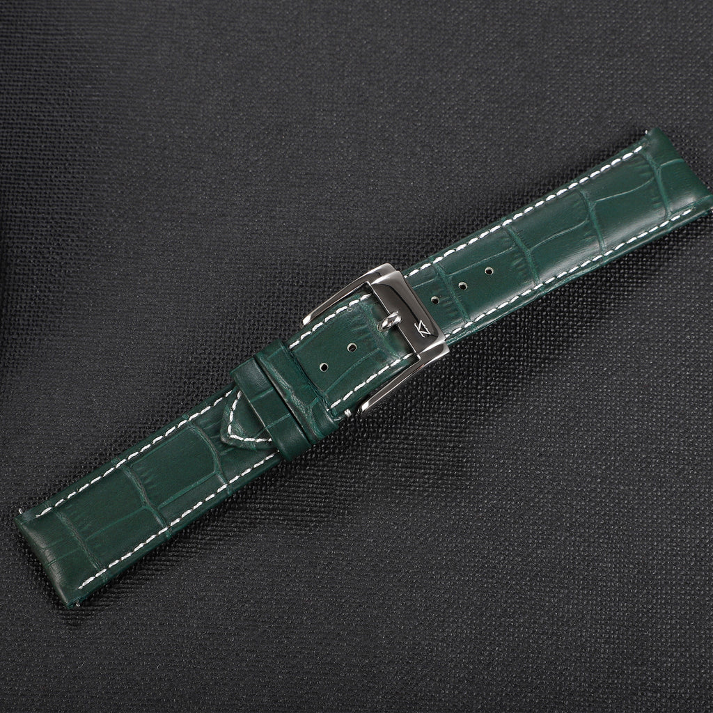 ZLB006DGS-18 Zink Crocodile Embossed Strap Outlet