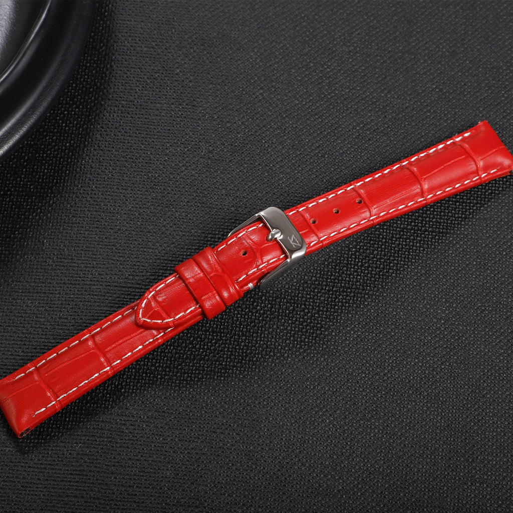 ZLB006RS-16 Zink Crocodile Embossed Strap Outlet