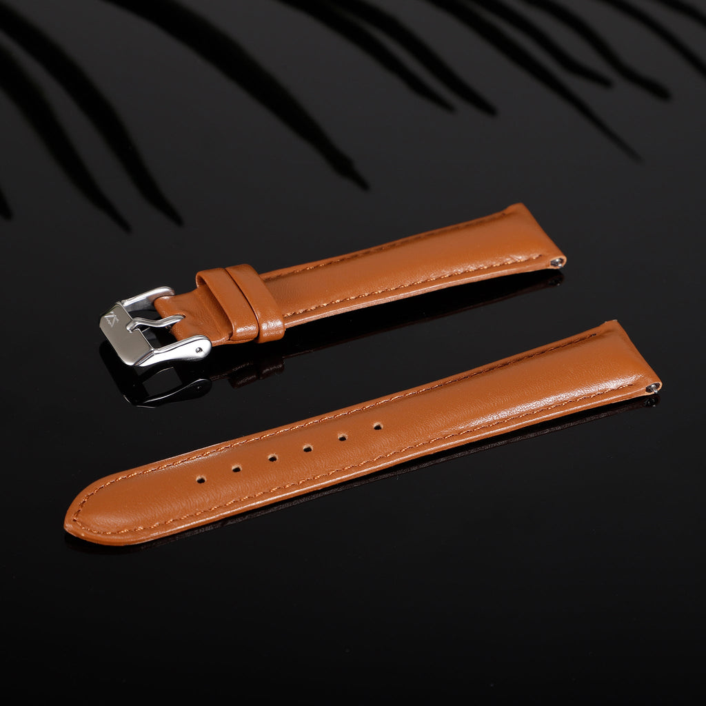 ZLB007BWS-18 ZINK Genuine Leather Strap Outlet