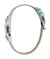 a close up of a watch on a white background