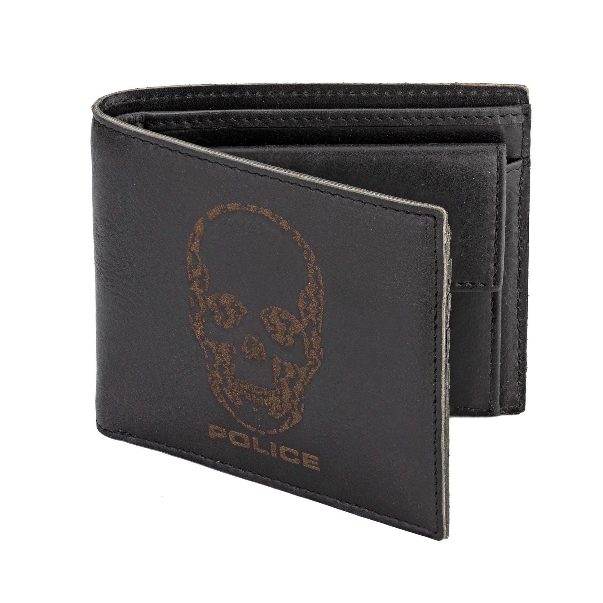 40019WLBK POLICE Men's Wallets & Money Clips