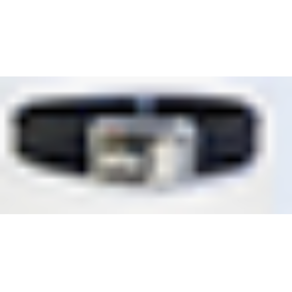 a close up of a black and white object